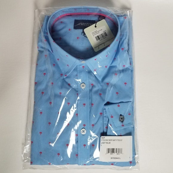 Jeremy Argyle Nyc Light Blue Shirt, Large - Picture 5 of 5